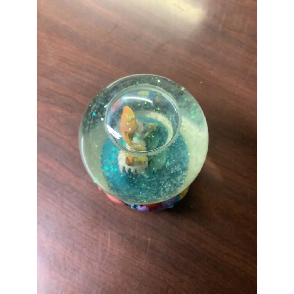 Disney Little Mermaid Ariel “Part of Your World” Musical Snow Globe Sebastian